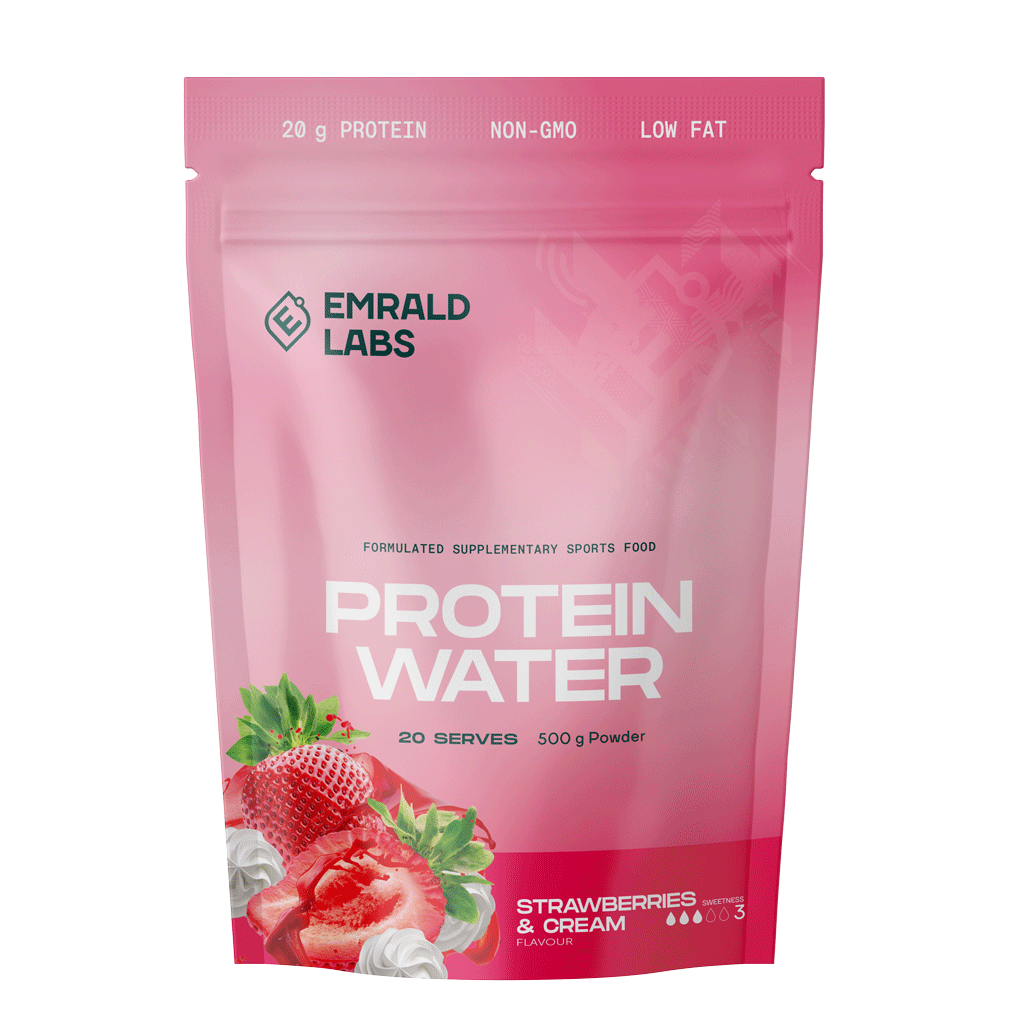 Protein Water & Protein Water Emrald Labs Protein water 500g Strawberries & Cream