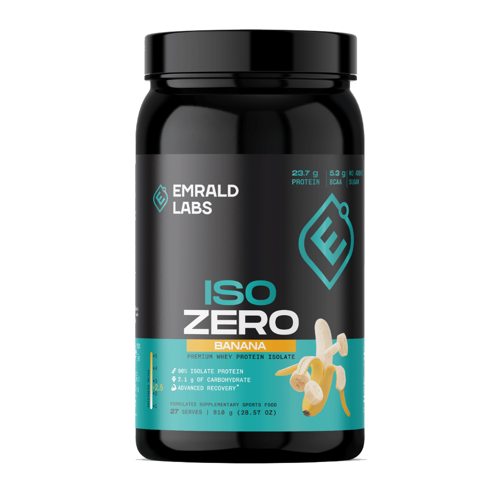 Iso Zero Protein (3) & Iso Zero Protein Emrald Labs Whey protein isolate 810g Banana