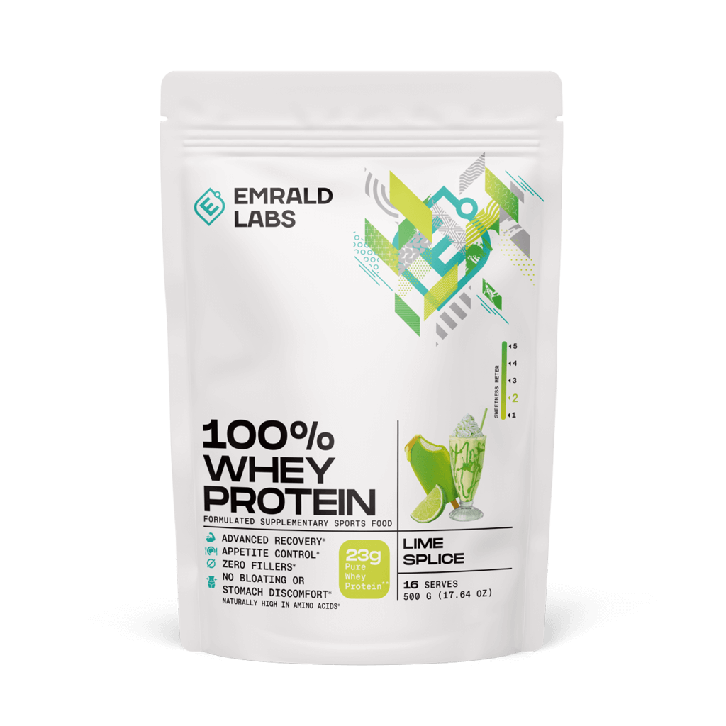 100% Whey Protein (36) & 100% Whey Protein Emrald Labs Whey blend protein 500g Lime Splice