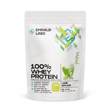 100% Whey Protein (36) & 100% Whey Protein Emrald Labs Whey blend protein 500g Lime Splice