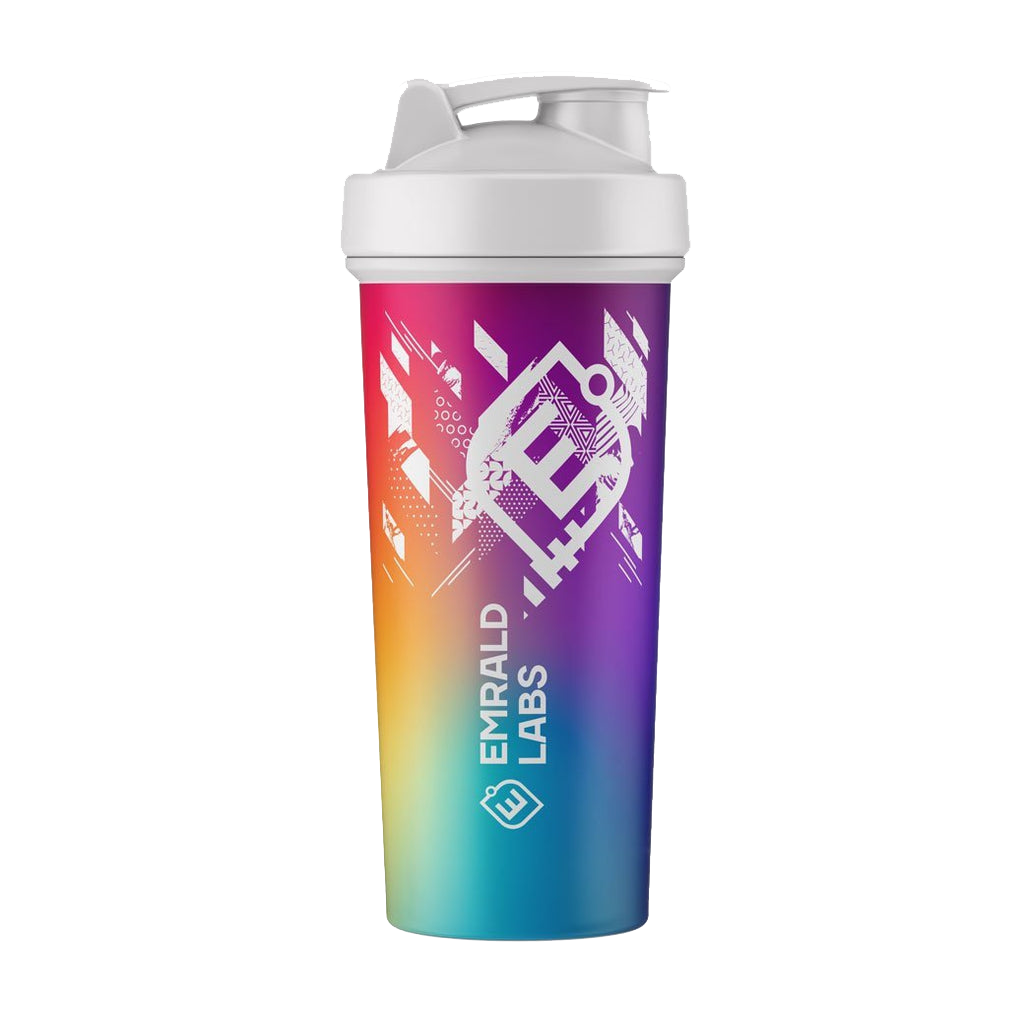 Rainbow Shaker Emrald Labs Shakers water bottles