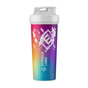 Rainbow Shaker Emrald Labs Shakers water bottles